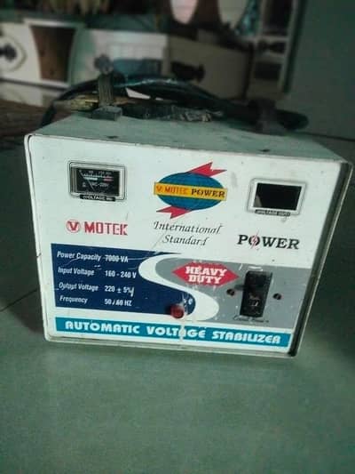 V. Motek Power 7000VA Heavy Duty Automatic Voltage Stabilizer