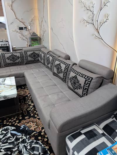 8 seater sofa set L shape