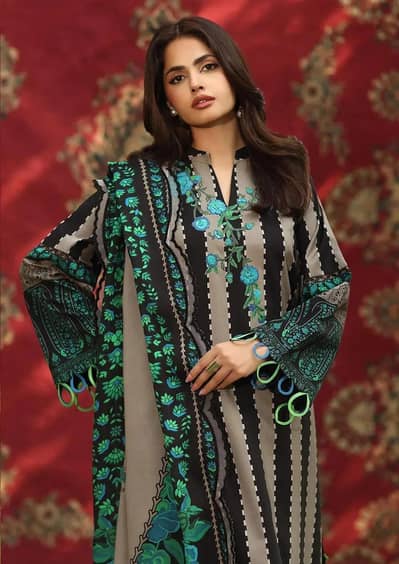 Lawn printed 3pcs suit