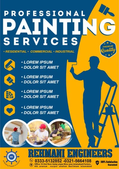 Painter Service in Rawalpindi/ House Paint /Building Painter Available