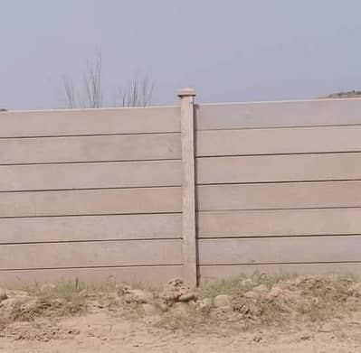 Precast boundary wall/boundary wall/Garders, slabs, control/shed roof