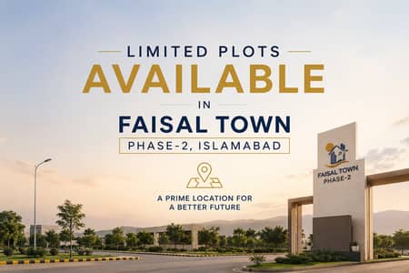 Limmited Plots Availible in Faisal Town Phase-2 Sector T