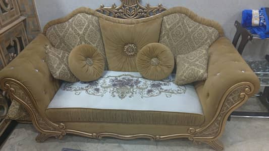 6 seater sofa \ Wooden sofa \ luxury sofa \ chinioti sofa for sale