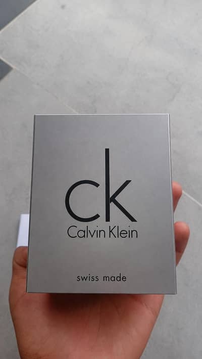 Original Calvin Klein Watch Box with Manuals & Pillow - Mint Condition