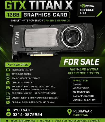 Geforce GTX TITAN X 12GB