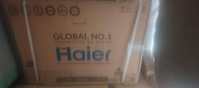 haier new ac 1 ton ka hin box piak full Waranty