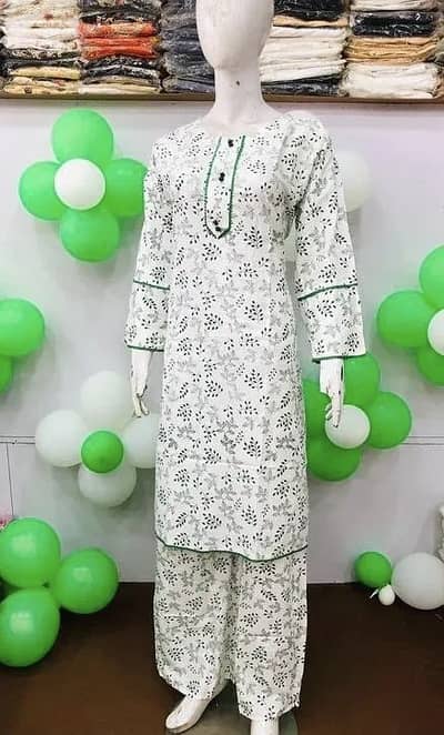 Arabic lawn women’s suit 2pcs