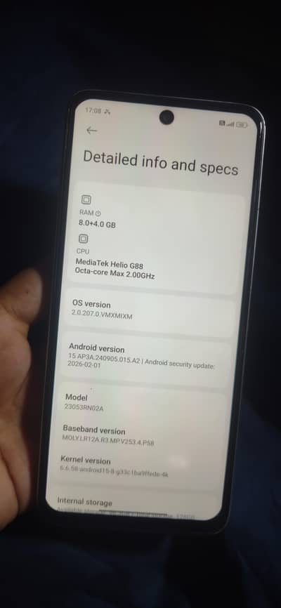 redmi 12 Pta 8+4/128