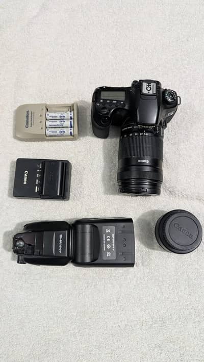 Canon 60d + 500mm f/1.8 + 18-135mm + shanny sn600c lightgun many more