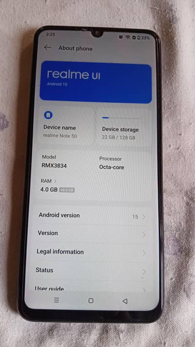 Realme Note 50 Sealed same as new