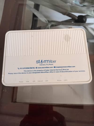 storm fiber WiFi with Pon hub