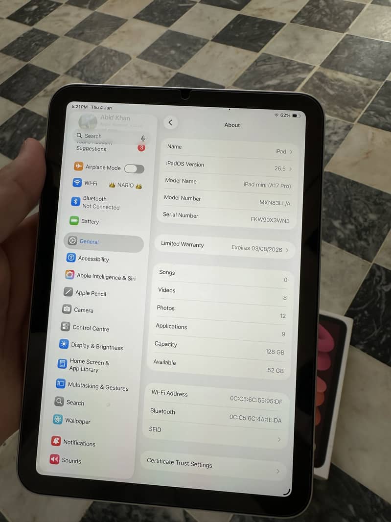 Ipad mini 7 ( A17 pro ) 10
