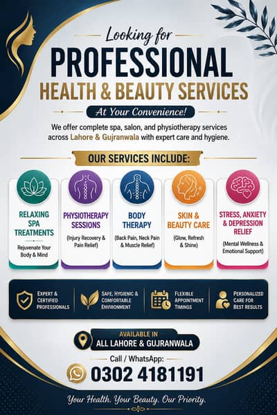 spa and saloon/health and beauty/ Physiotherapy