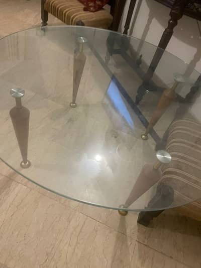 Imported round Glass table