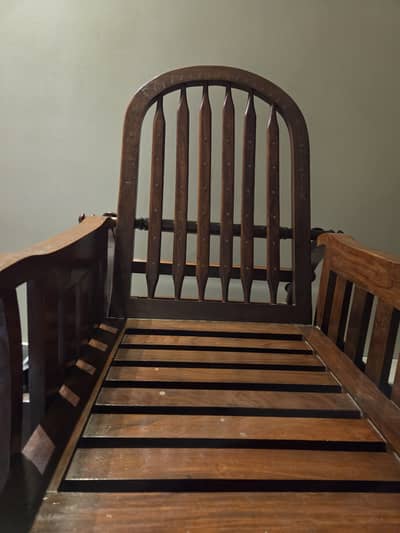 ​Premium Solid Wood Rocking Glider Chair + Free Cushions (Prist