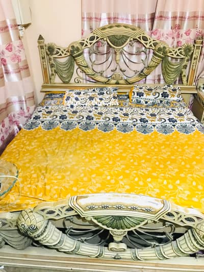 used bed set complete