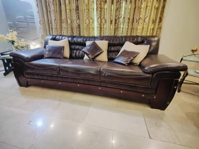 3 2 1 Leather sofa set