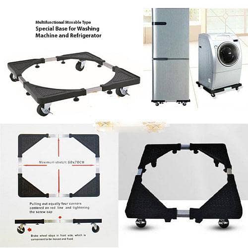 Multifunctional Heavy Duty Movable Type Special Base for Washing Machine and Refrigerator