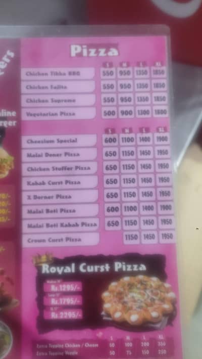 fast food k liy expert wetar or Karighr chaiy