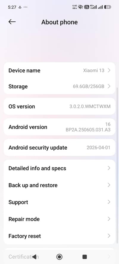 Xiaomi Mi 13