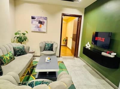 Daily basis, and Weekly basis One bedroom fully furnished luxury apartments available for rent Gulberg greens Islamabad
