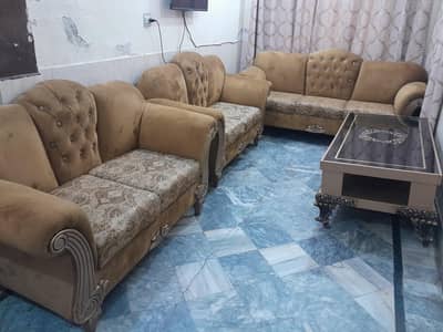 VELVET SOFA SET 