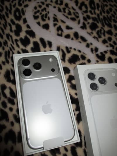 Apple iPhone 17 Pro Max silver 4 months sim time