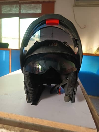 Vector helmet  flip with Bluetooth k06 install