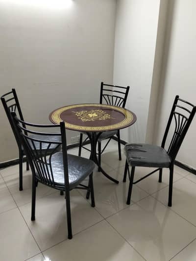 DINING TABLE SET OF 4 CHAIRS