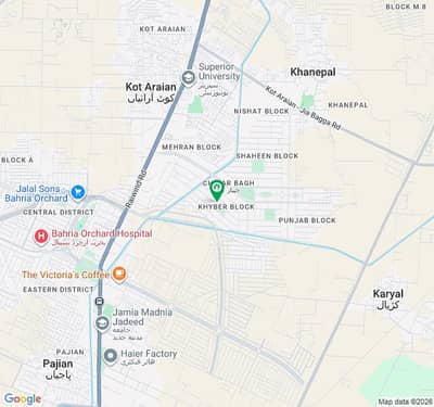 In Chinar Bagh - Khyber Block 1 Kanal Residential Plot For Sale