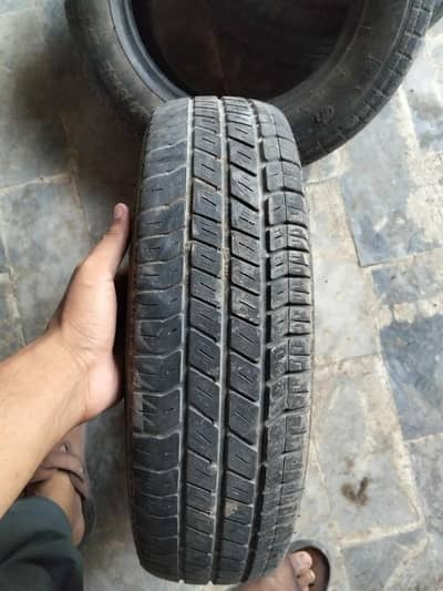 Mehran car Used Tyres in 7/10 condition pack of 3