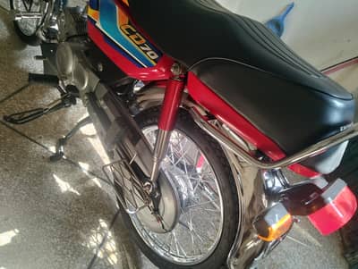 Honda CD 70 2025 end 26 shape Islamabad number neat bike 8k drive only