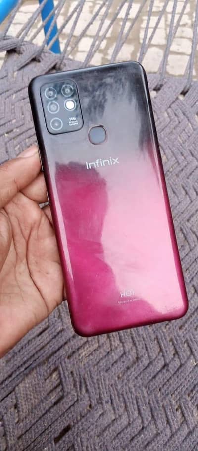 Infinix Hot 10 Play With Box Charjer exchnge posibal
