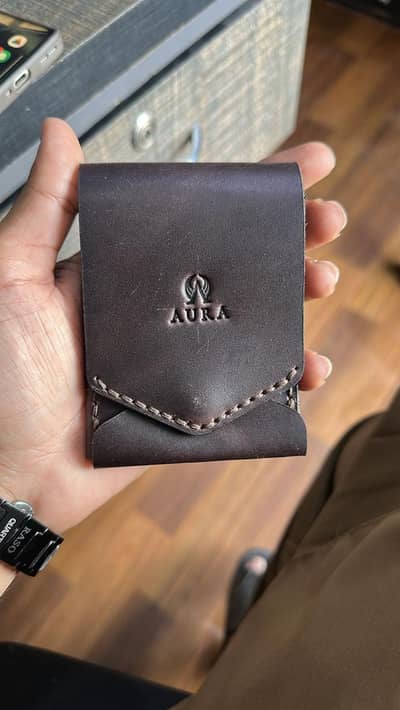 genuine leather wallet with 3 years of warranty
