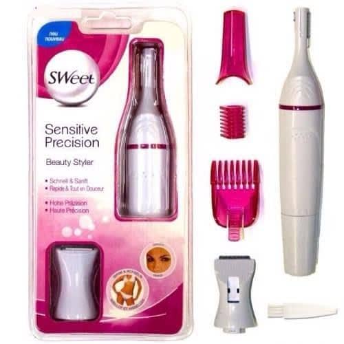 Sweet Sensitive Precision Hair Trimmer - Hair Remover For Women Sensitive Precision Hair Trimmer & Shaper For Eyebrows