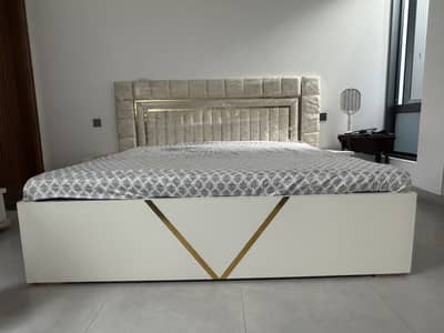Bed with Side and Dressing Table