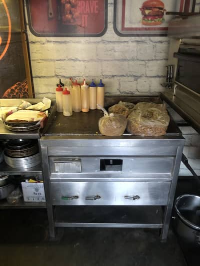 Hot plate gas system