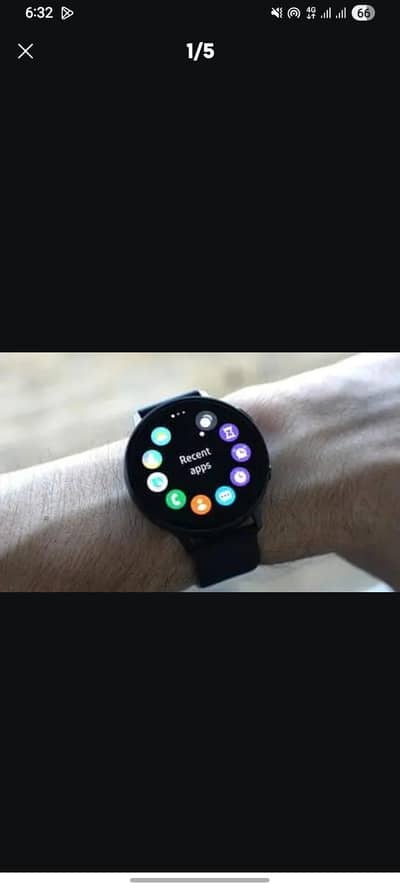 Samsung active 2 watch with 7 straps
