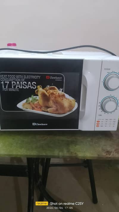 Microwave oven Dawlance heat