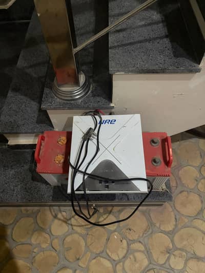 NRE 12V AC/DC inverter UPS with 12V AGS Battery