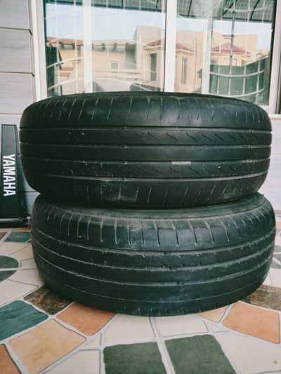Two spare tyre