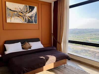 Daily basis, and weekly basis, One bedroom fully furnished luxury apartments available for rent Gulberg greens Islamabad