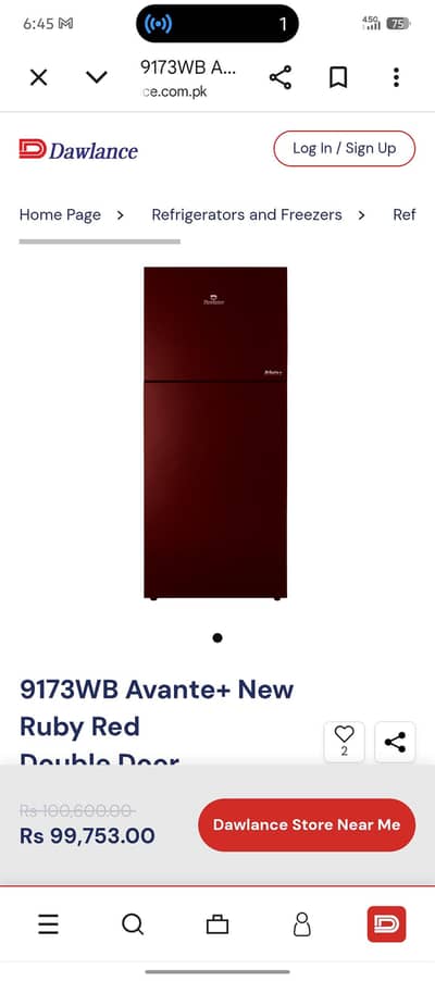 Dawlance Fridge New