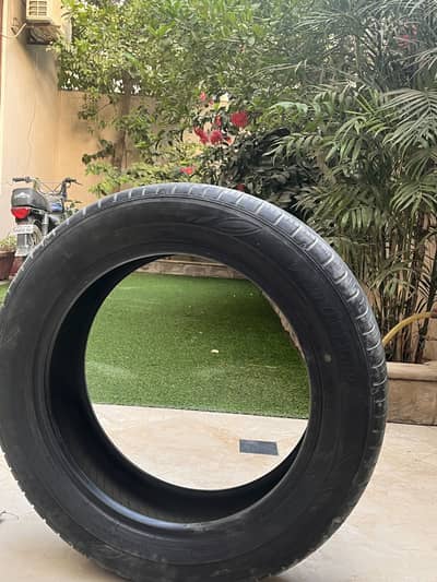 Title: Set of 4 Used Dunlop Enasave 195/60R17 90H Tires