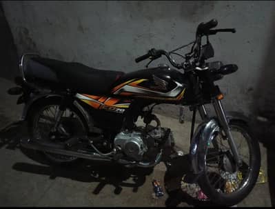Honda CD 70 Black Color