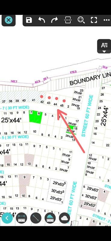 Block G street 7 4marla plots available for sale