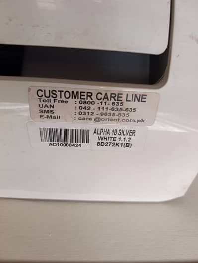 AC ha fully working condition mn orient model Alfa 18 si