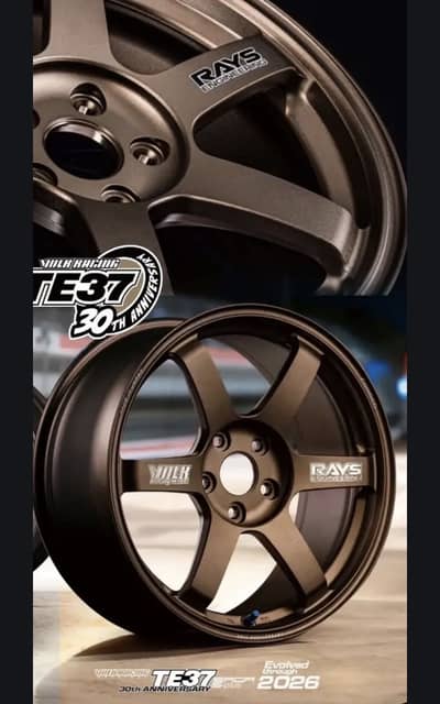 Rays TE37 17” 7.5JJ 5 nut rim