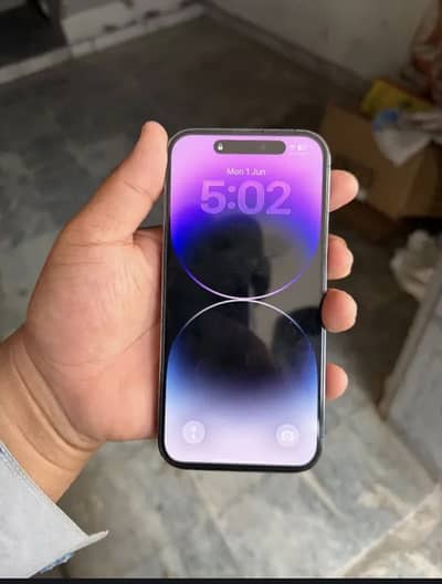 Apple iPhone 14 Pro Purple Non PTA factory Unlocked Display Change