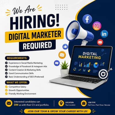 Digital marketer Required